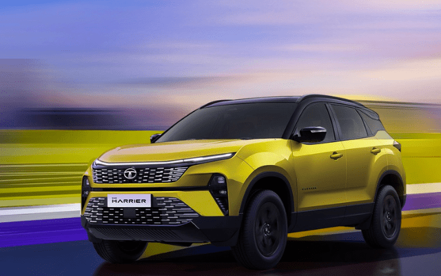 Harrier Cosmic Gold Black Roof