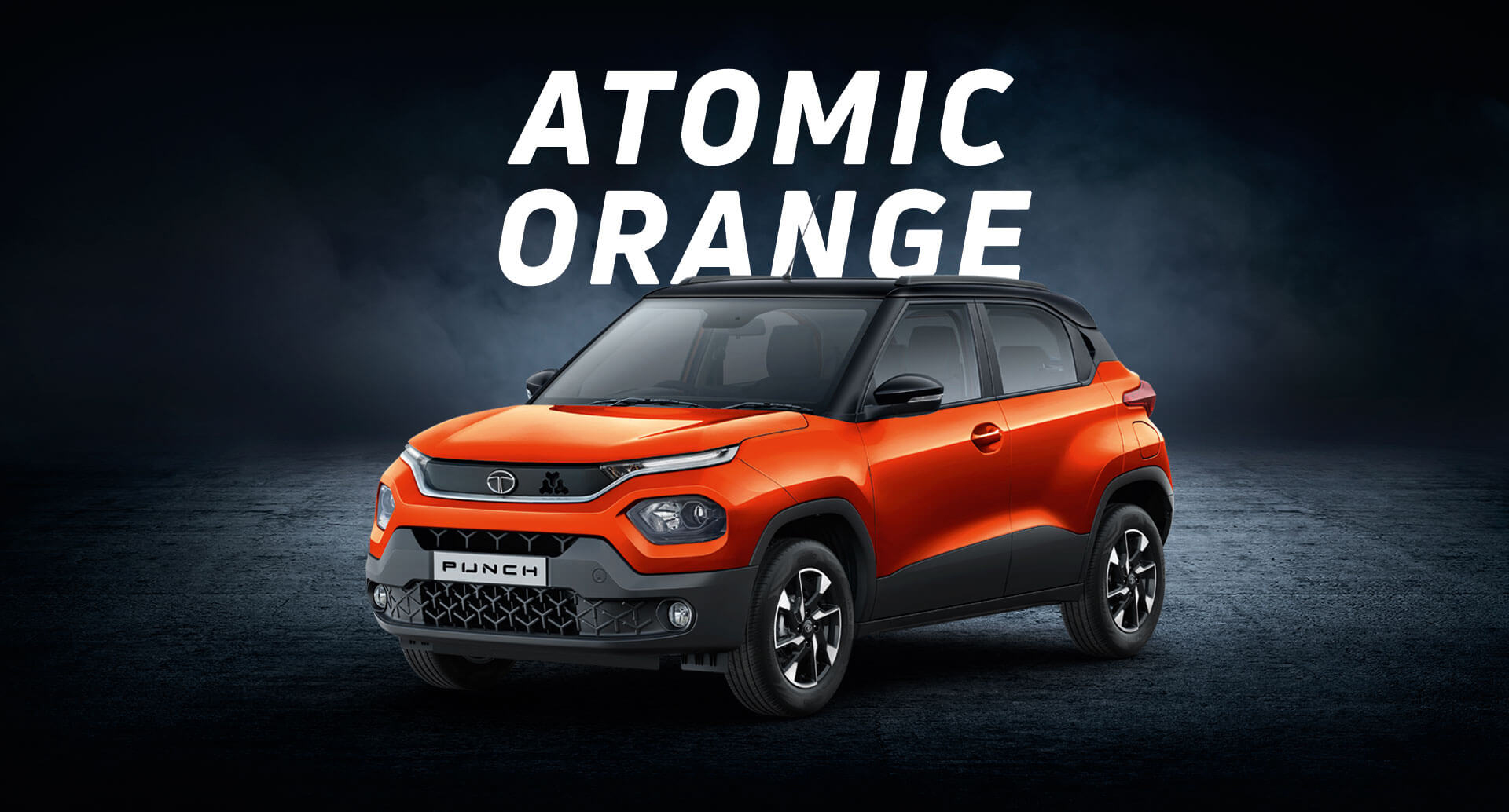 tata punch atomic orange
